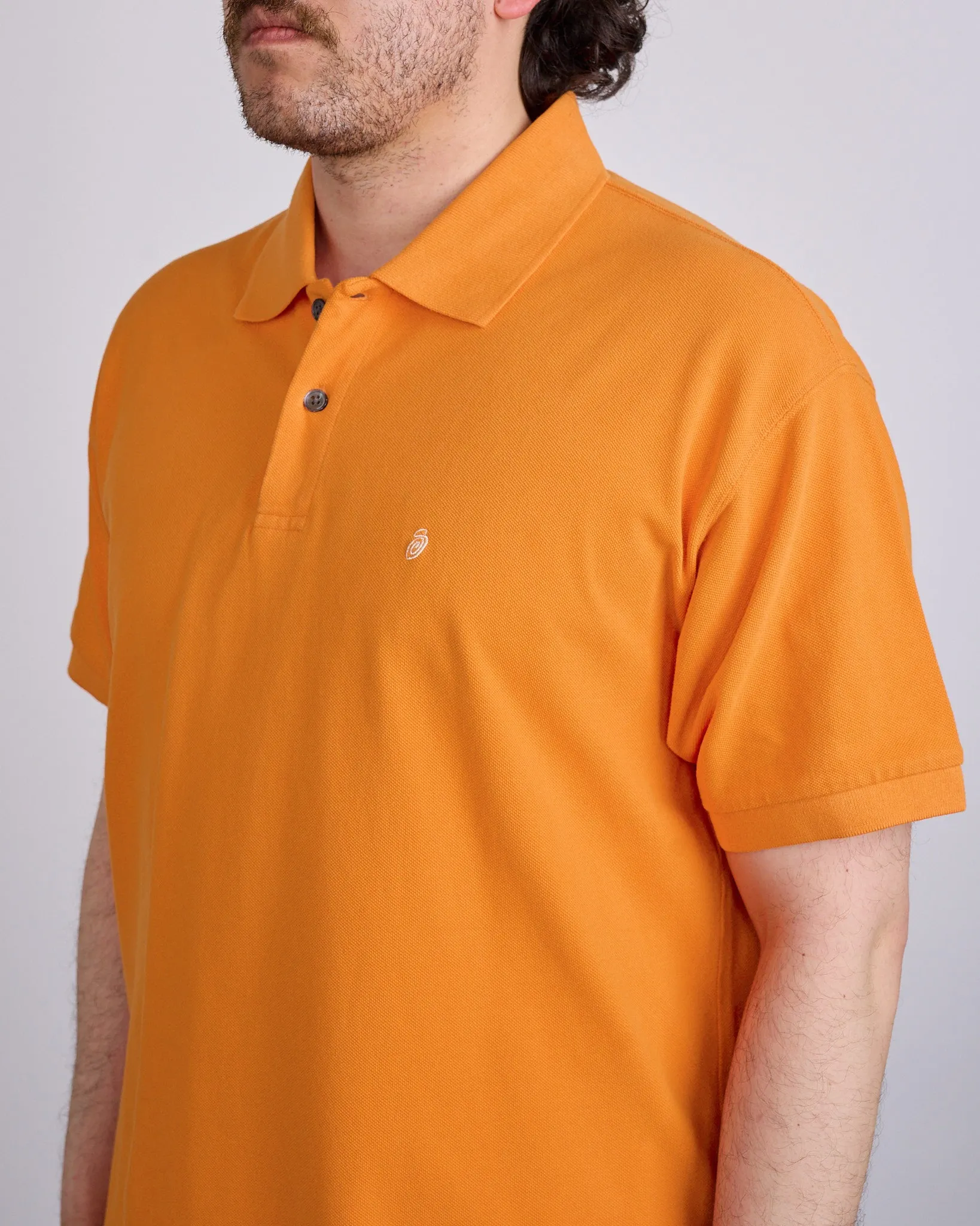 Stussy Classic Pique Polo Orange