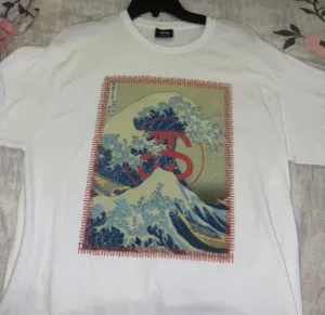 Stussy Finger Waves Logo Tee