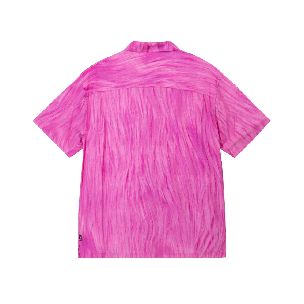 Stussy Fur Print Shirt // Pink