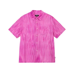 Stussy Fur Print Shirt // Pink