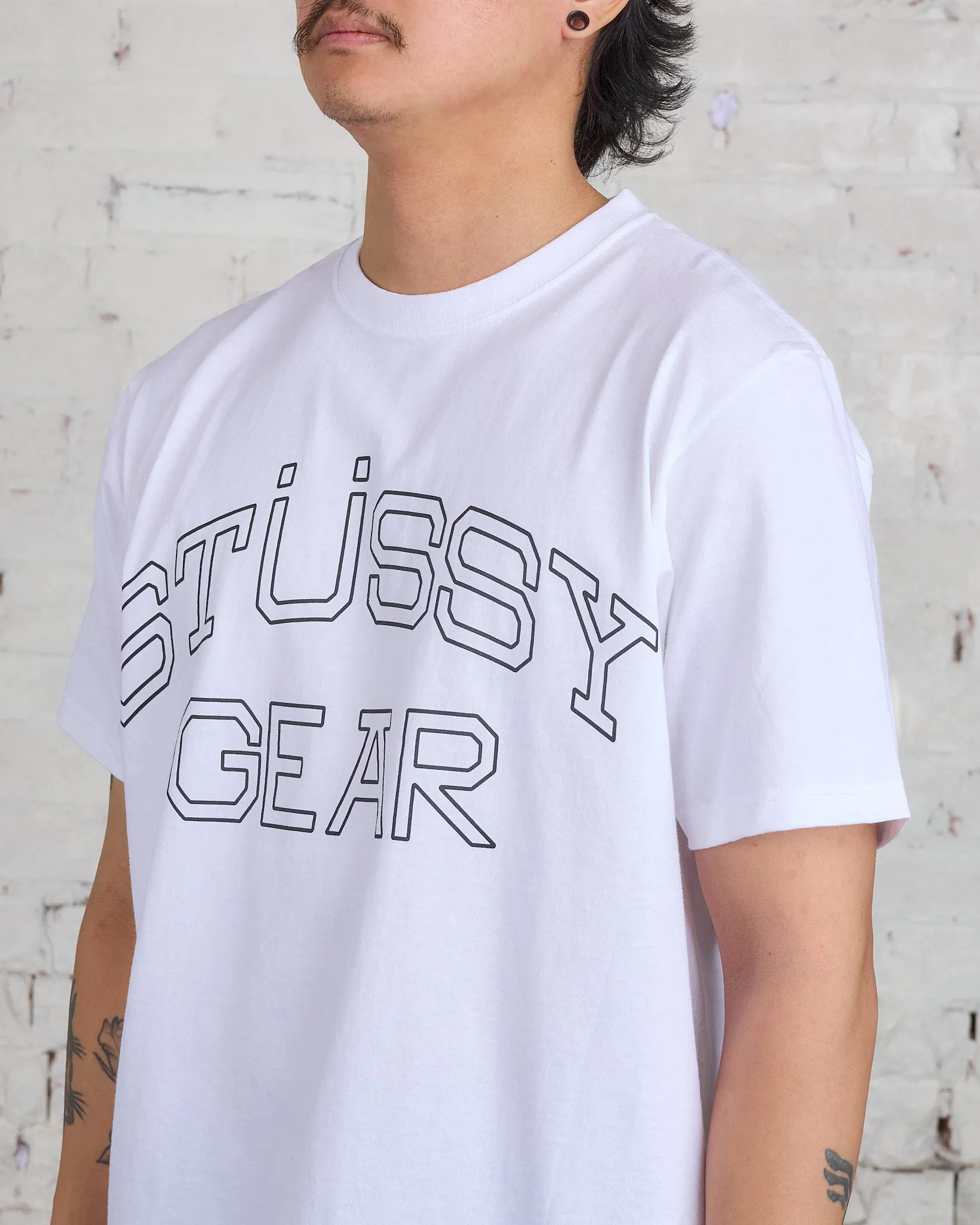Stussy Gear T-Shirt White