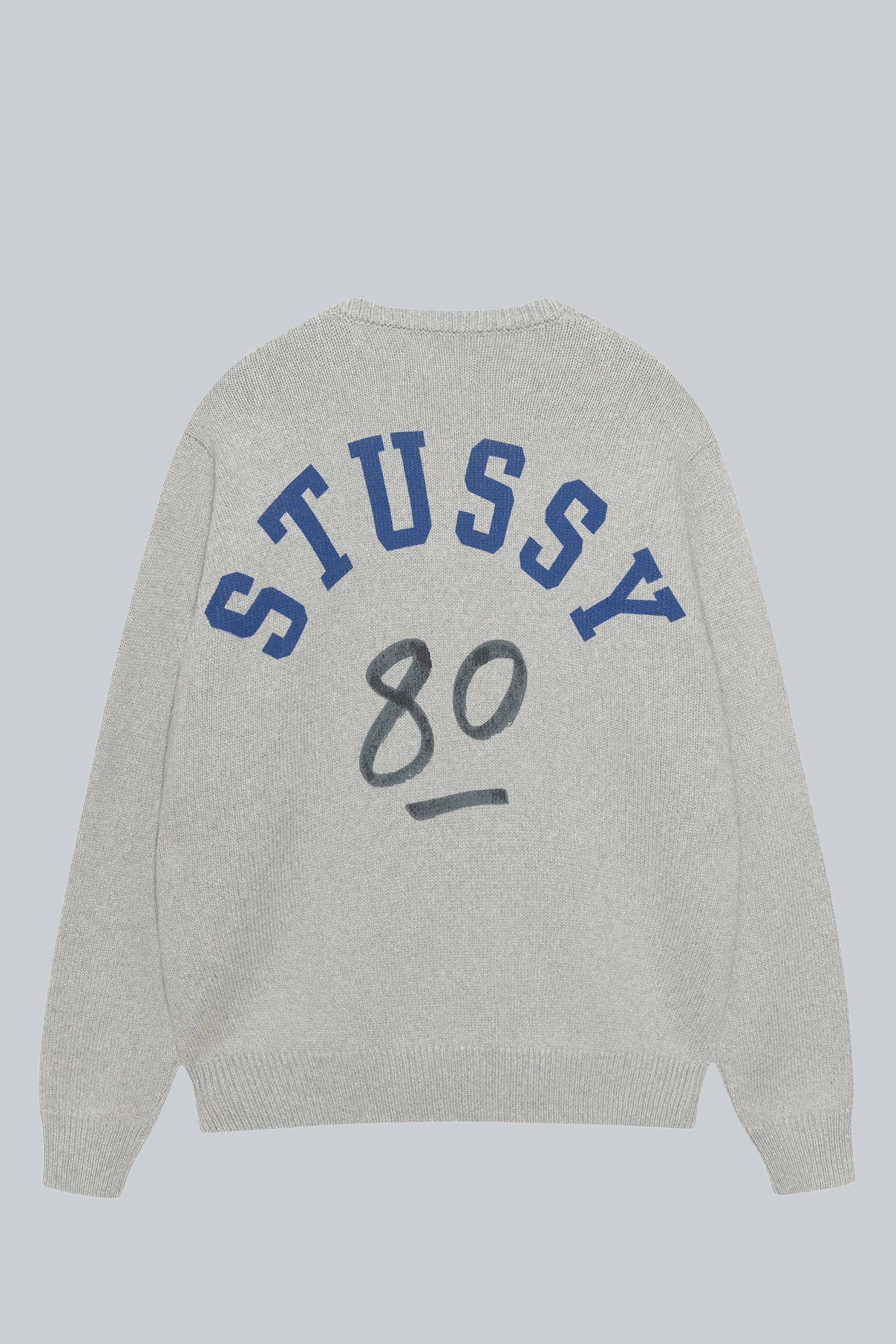 STUSSY HANDWRITTEN SWEATER HEATHER