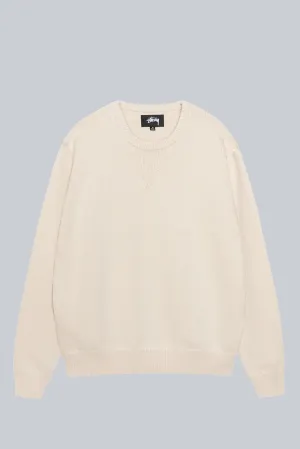 STUSSY HANDWRITTEN SWEATER NATURAL