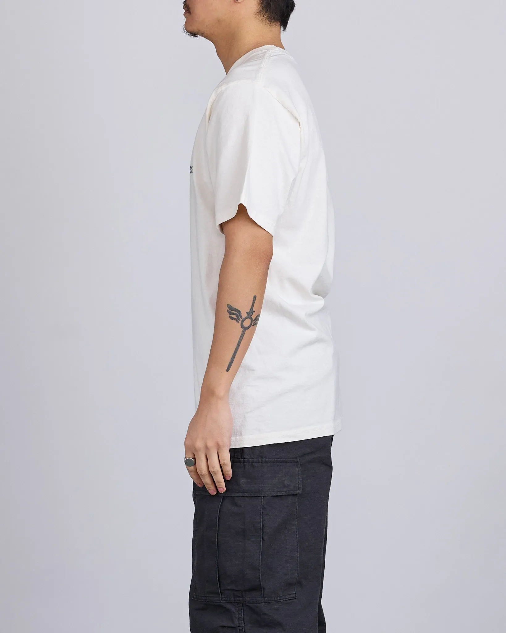 Stussy Jumbo Pigment Dyed T-Shirt Natural