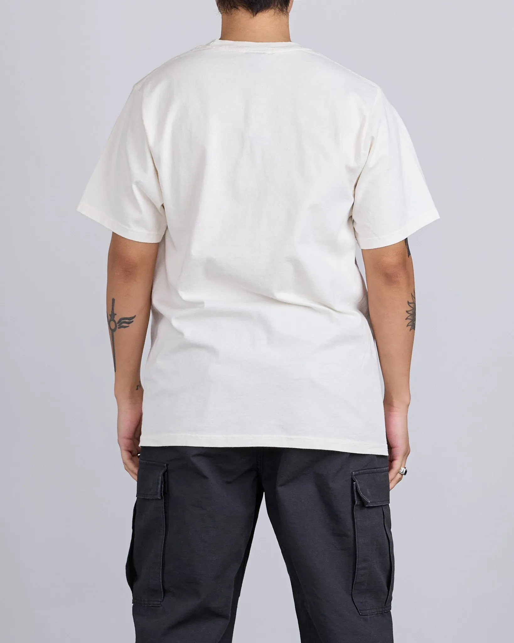 Stussy Jumbo Pigment Dyed T-Shirt Natural