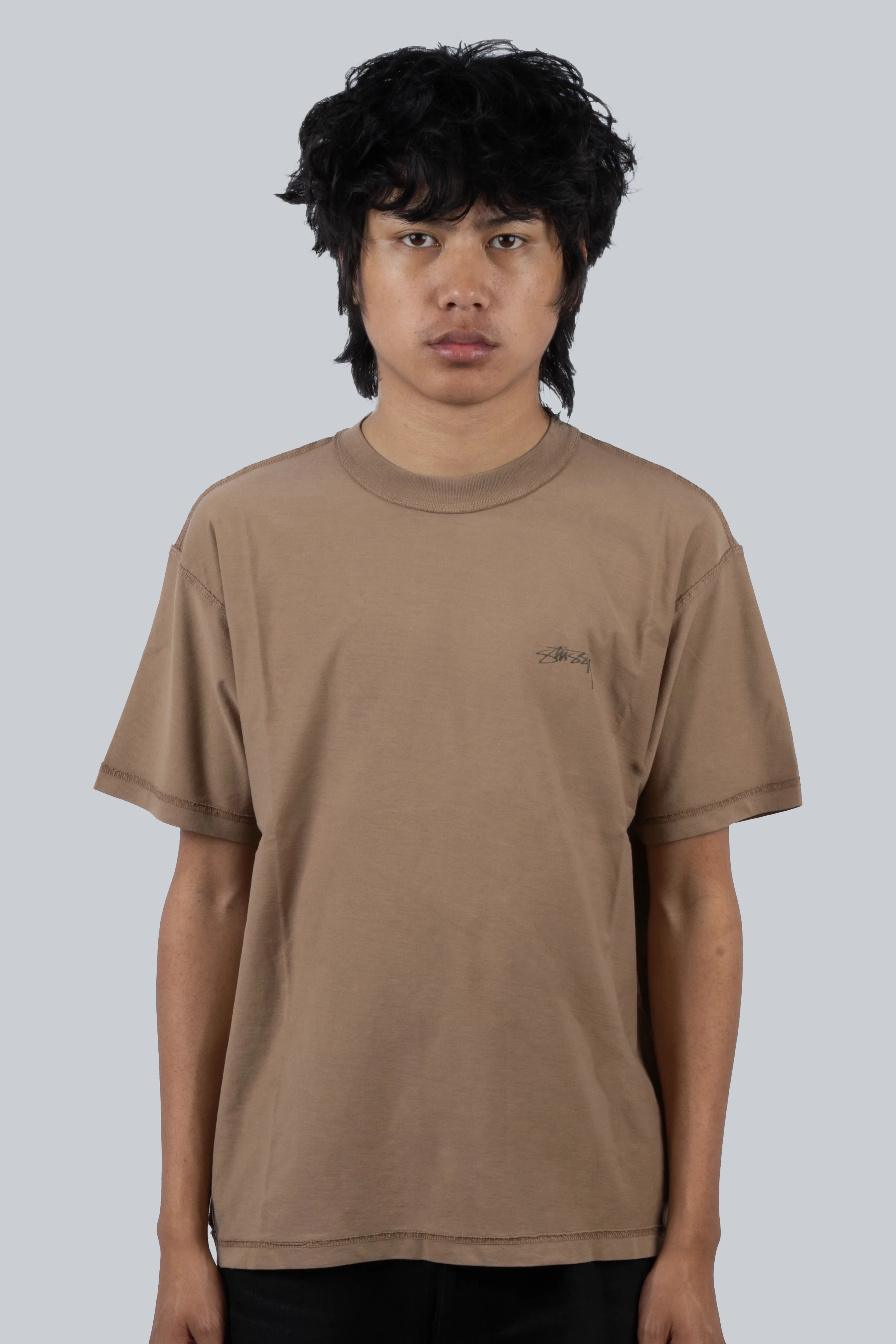 STUSSY LAZY TEE UMBER