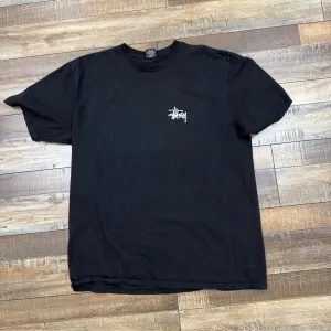 Stussy Logo Black T-Shirt