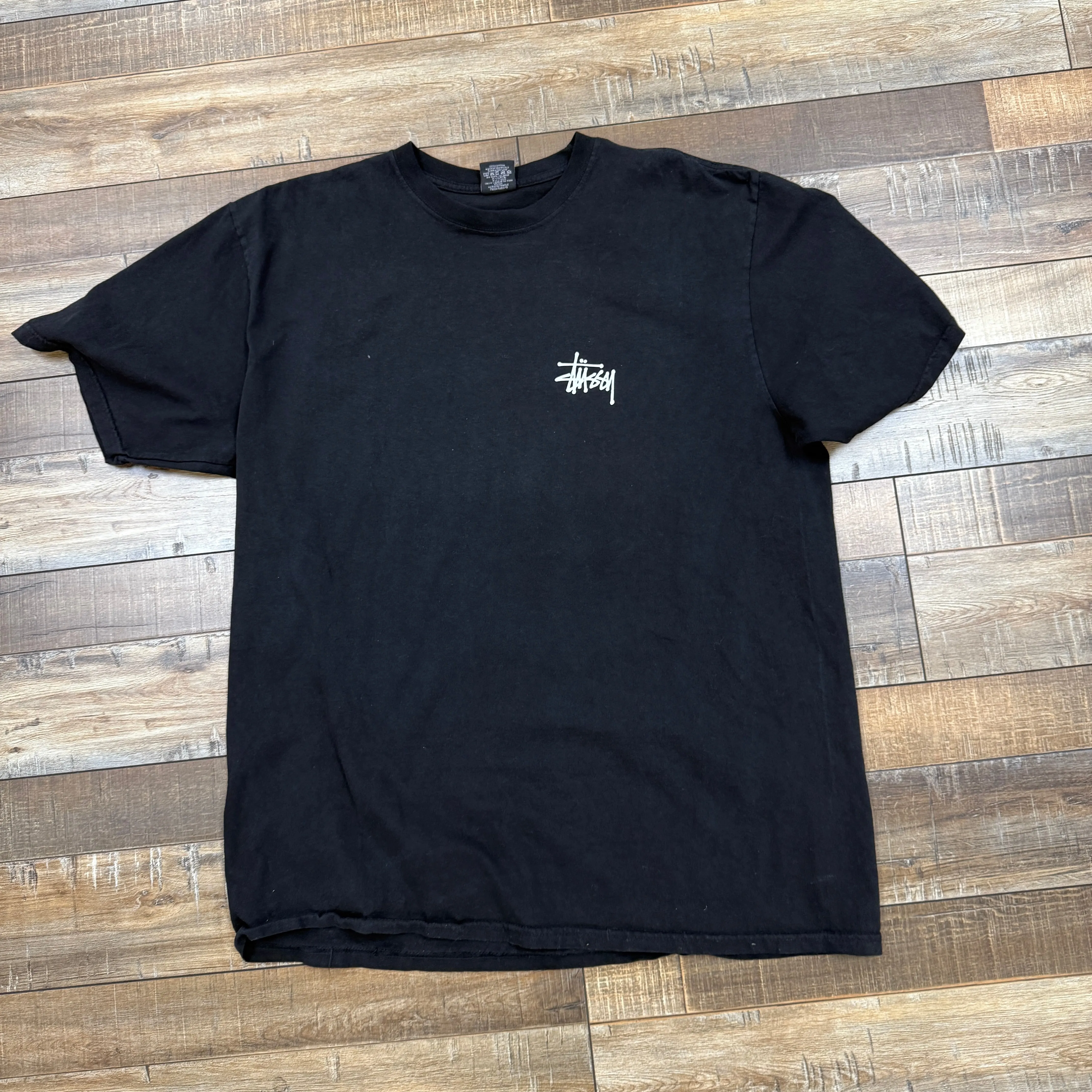Stussy Logo Black T-Shirt