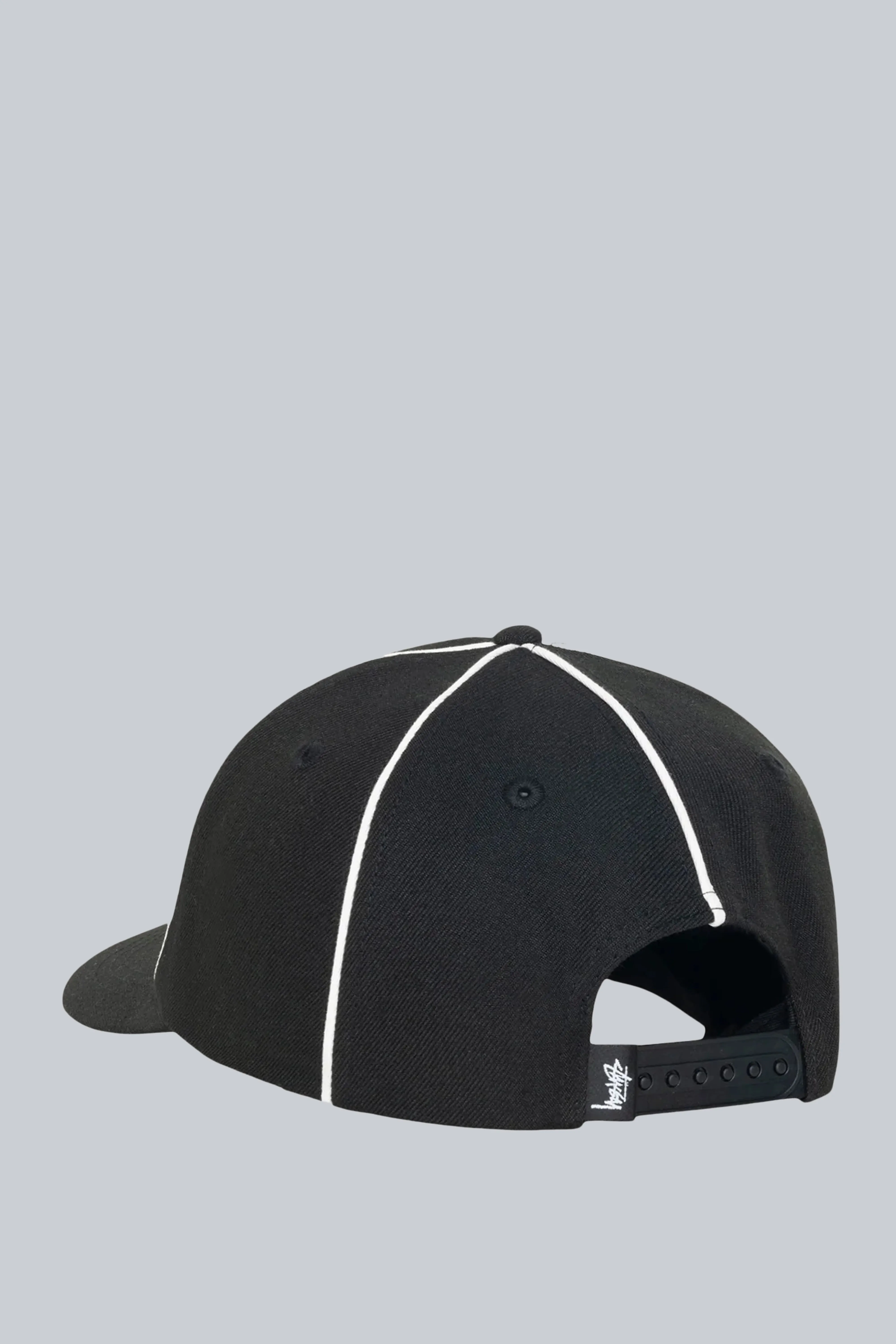 STUSSY LP PIPING CAP BLACK