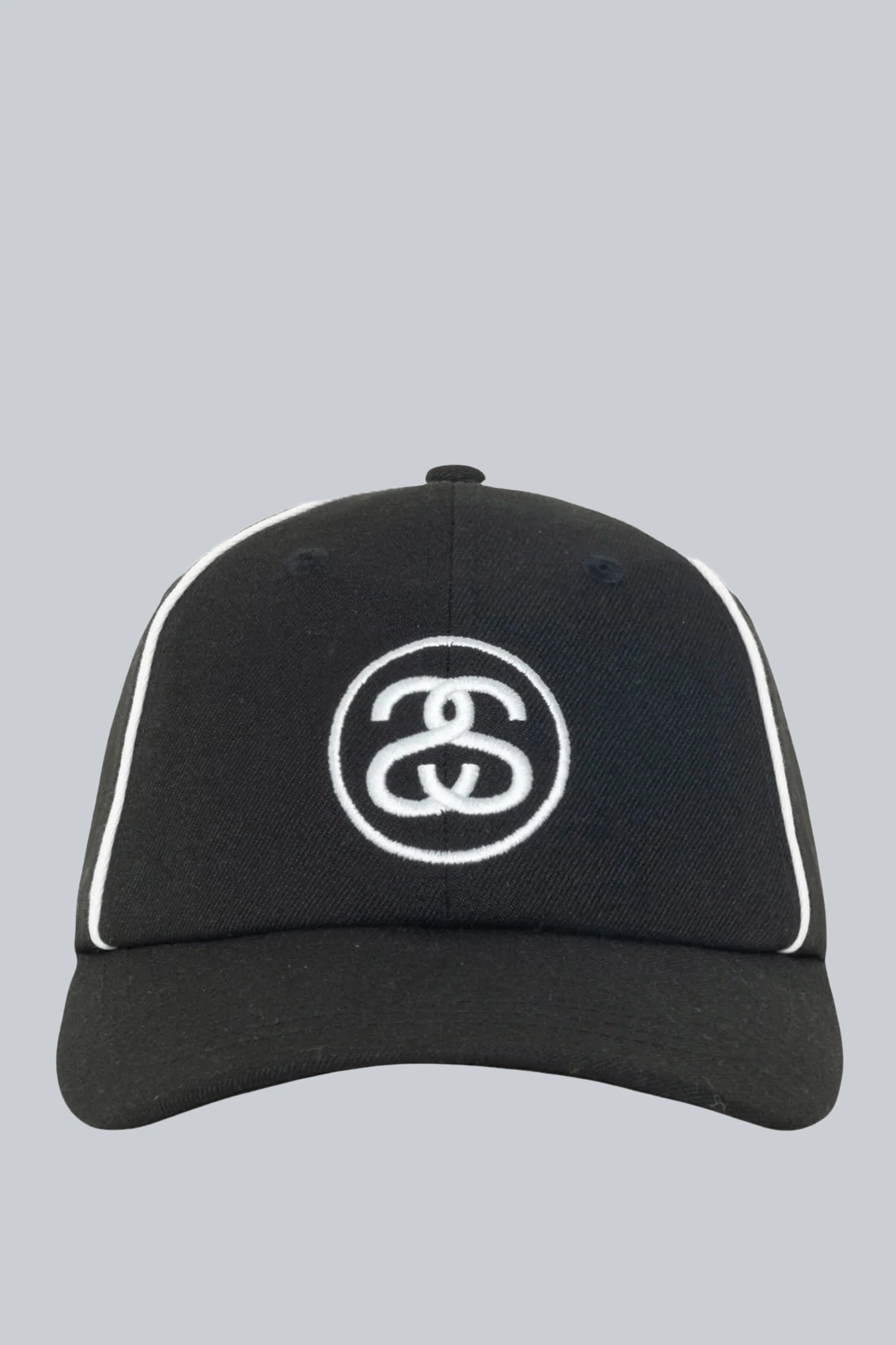 STUSSY LP PIPING CAP BLACK