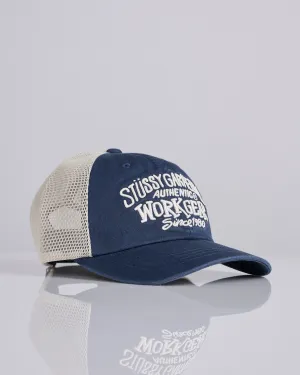 Stussy LP Workgear Strapback Cap Navy