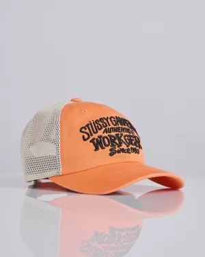 Stussy LP Workgear Strapback Cap Orange