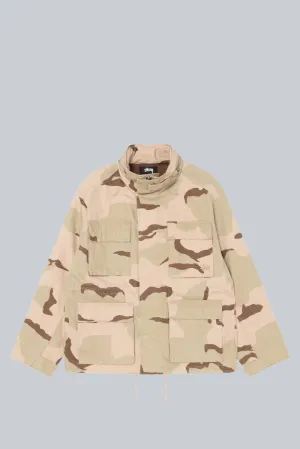 STUSSY M65 JACKET SAND CAMO