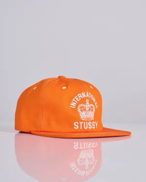 Stussy Mid Depth Int. Crown Strapback Cap Coral