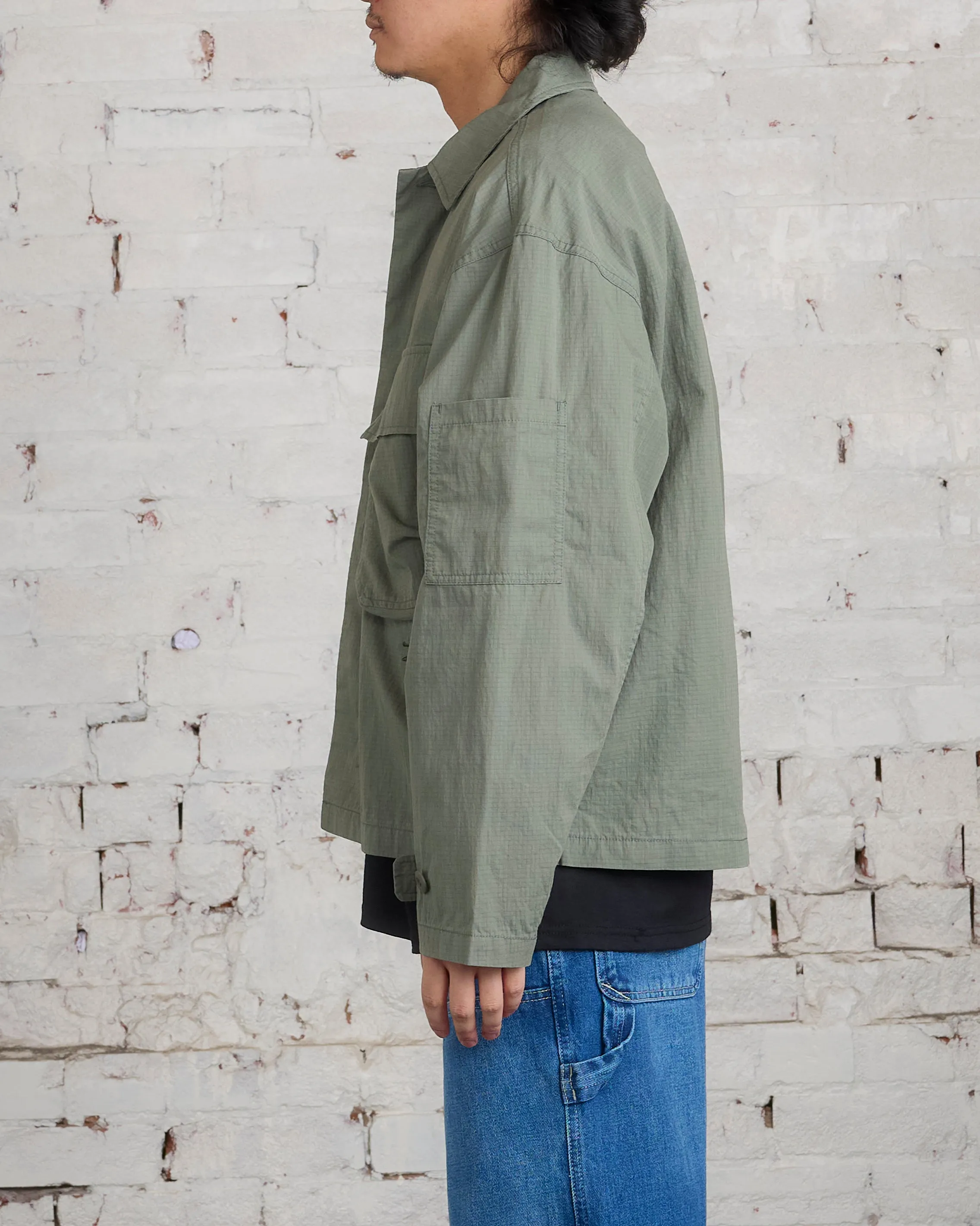 Stussy Military Overshirt Jacket Olive