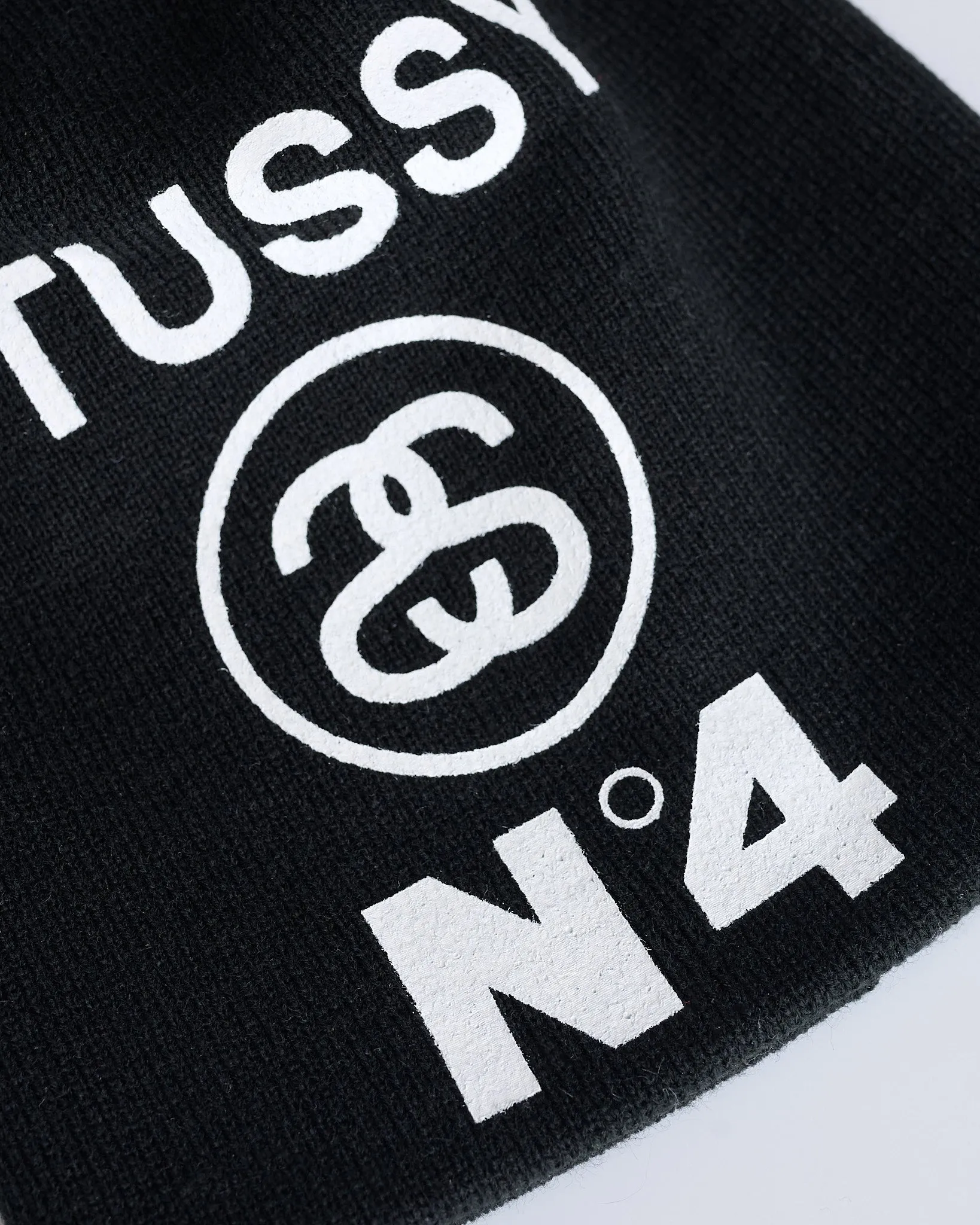 Stussy Number 4 Skullcap Beanie Black