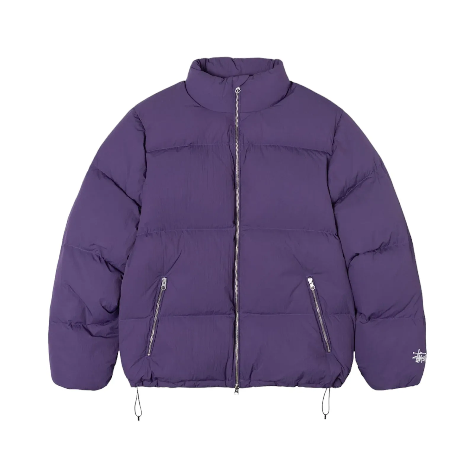 Stussy Nylon Down Puffer Jacket // Purple