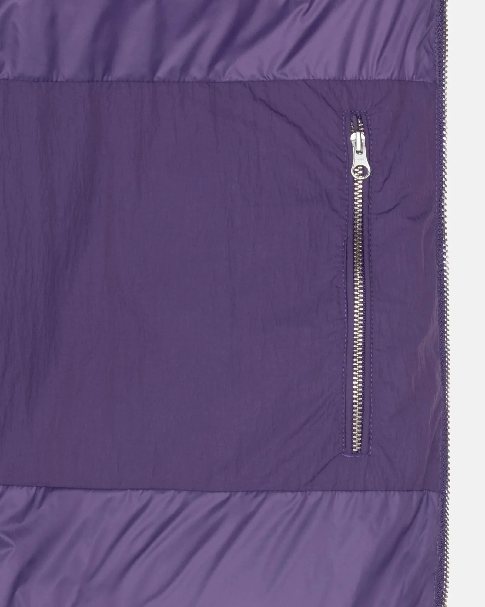 Stussy Nylon Down Puffer Jacket // Purple