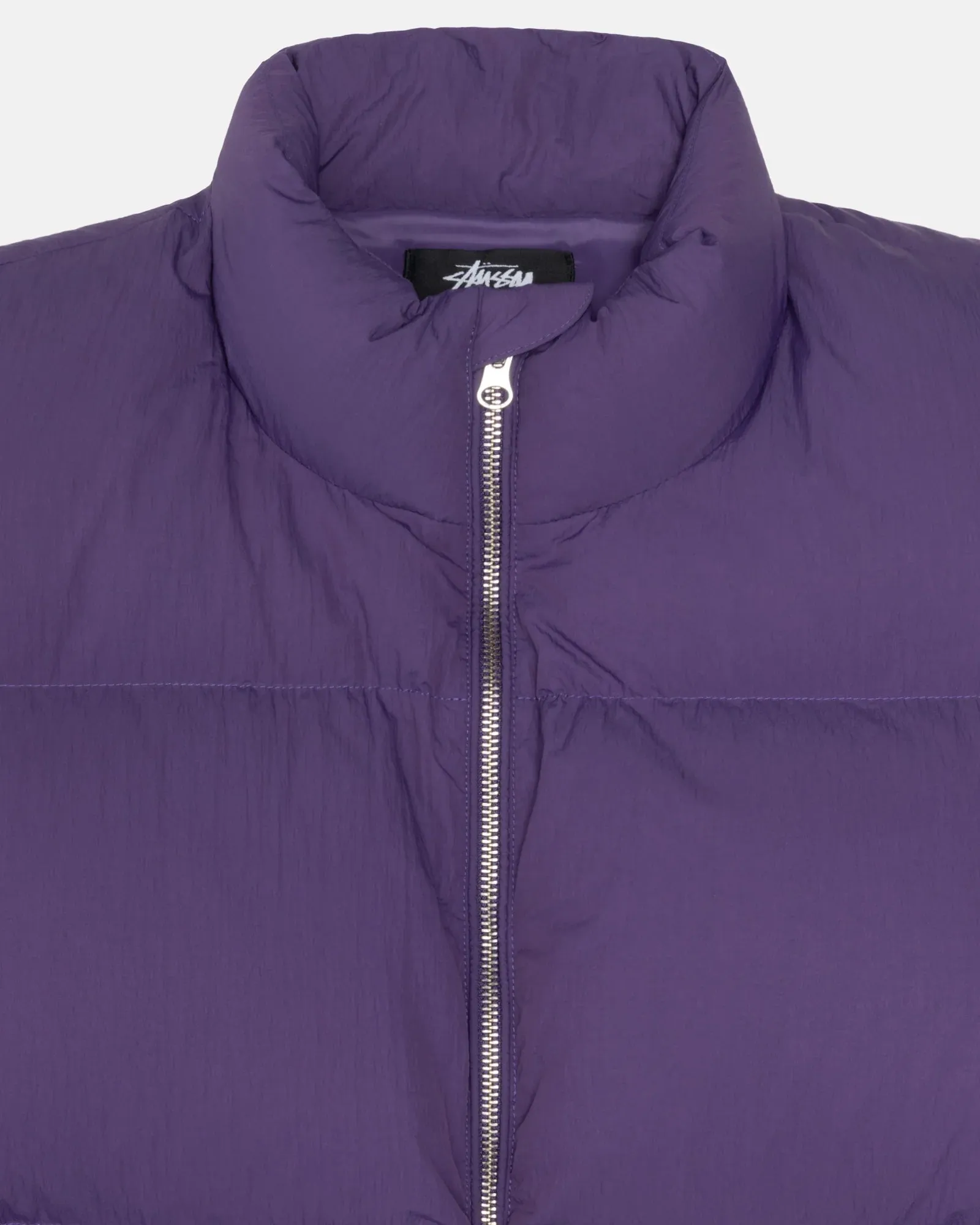 Stussy Nylon Down Puffer Jacket // Purple