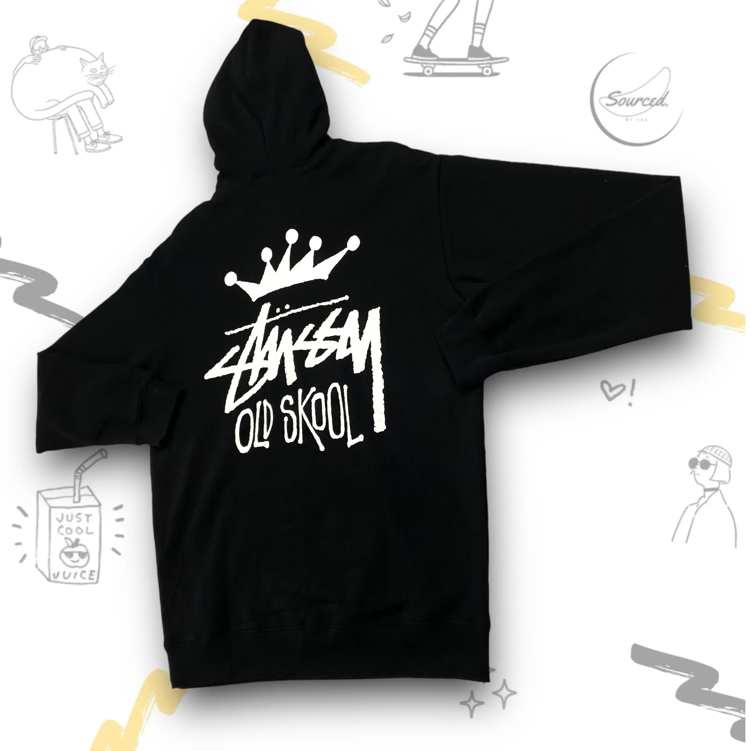 Stussy Old Skool Hoodie