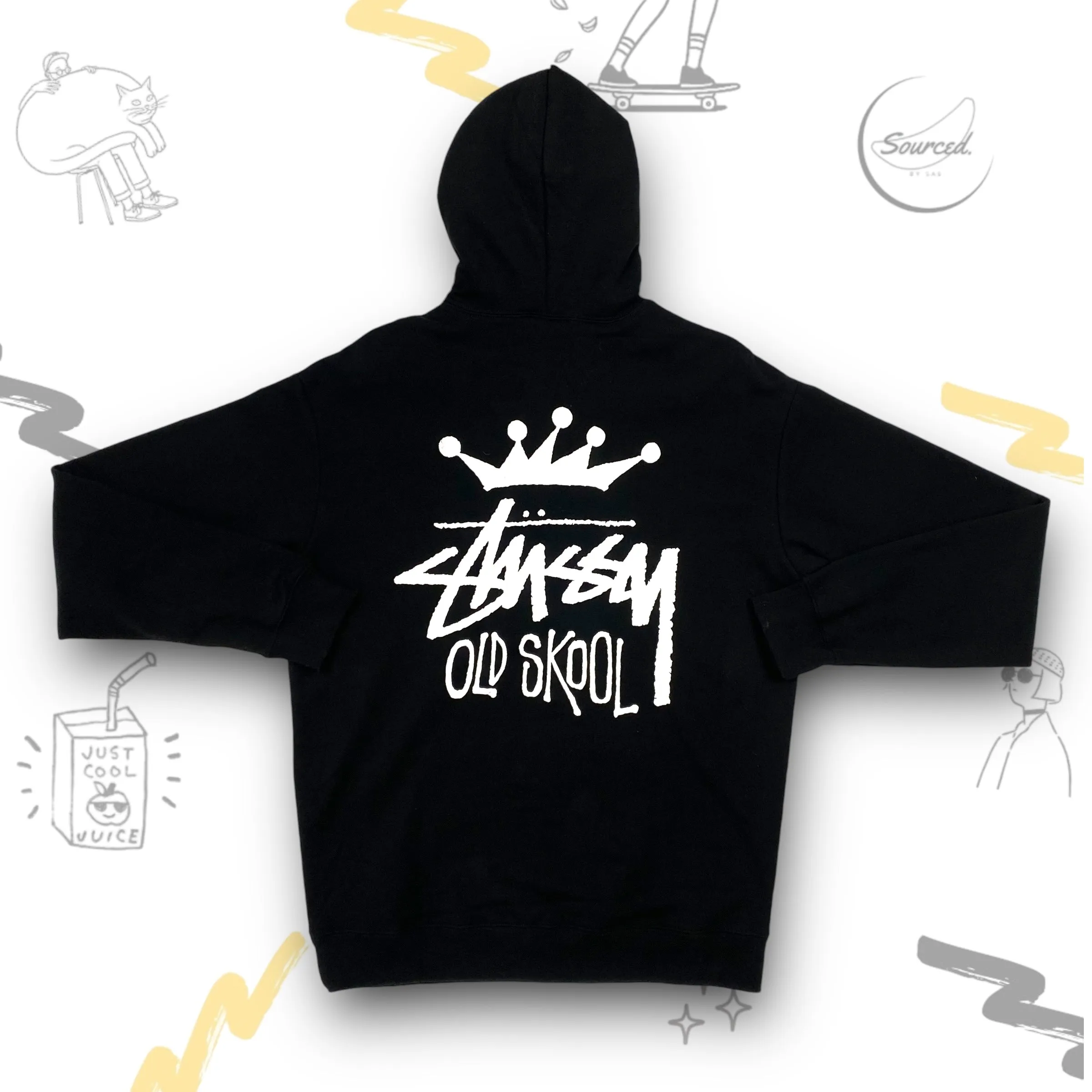 Stussy Old Skool Hoodie
