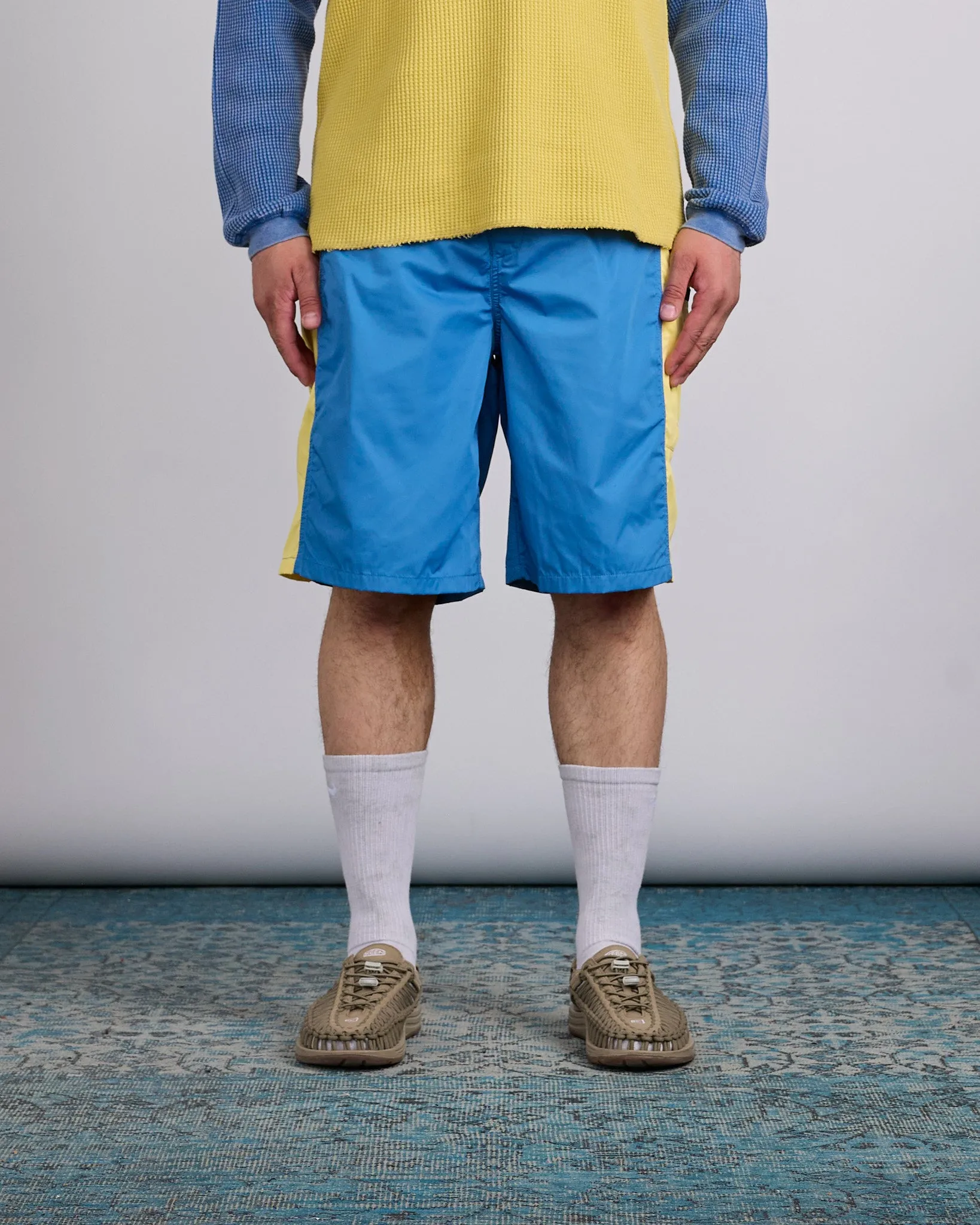 Stussy Paneled Board Short Blue
