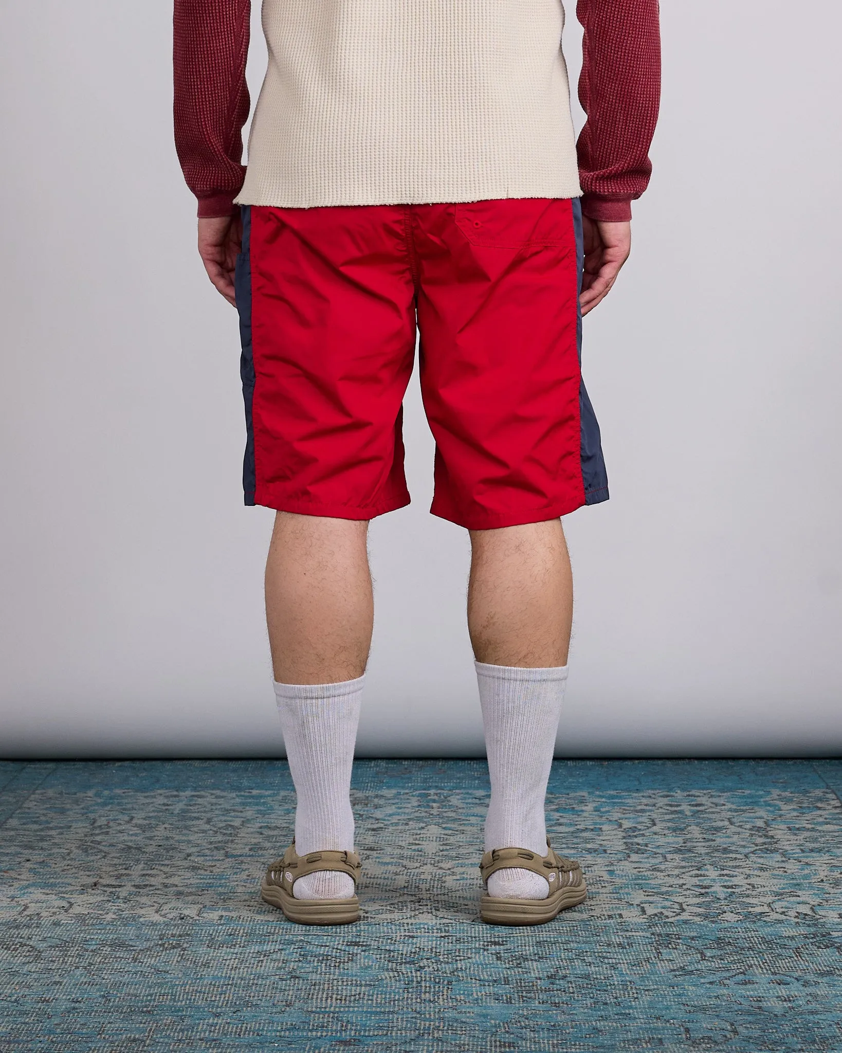 Stussy Paneled Board Short Red