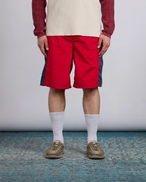 Stussy Paneled Board Short Red