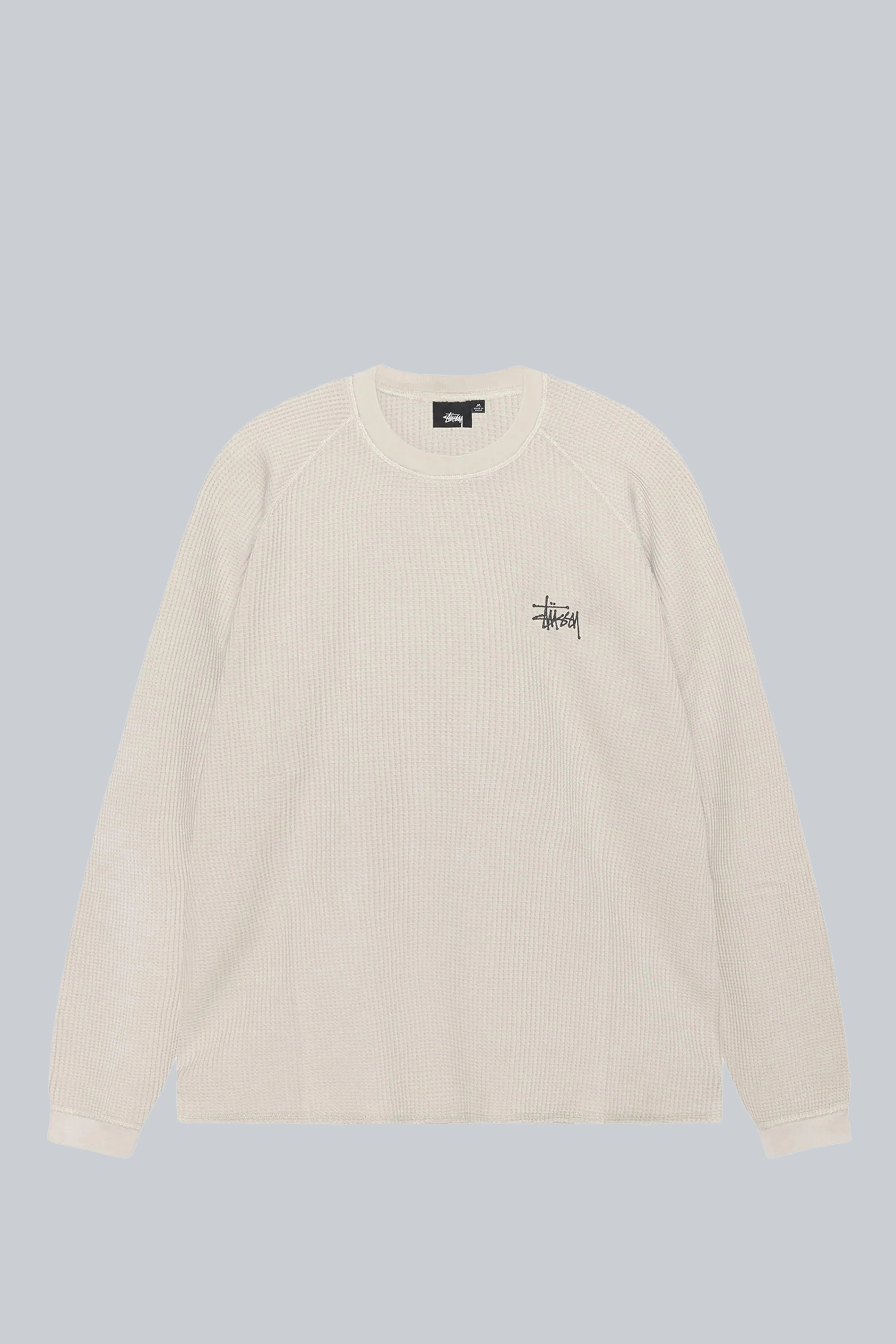 STUSSY RAGLAN THERMAL LONGSLEEVE BONE