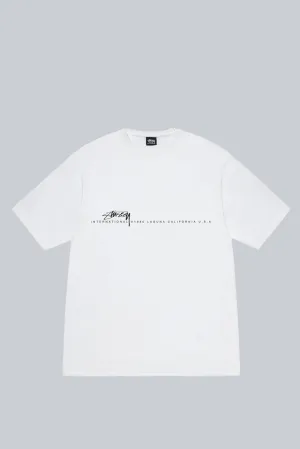 STUSSY SMOOTH 80 TEE WHITE