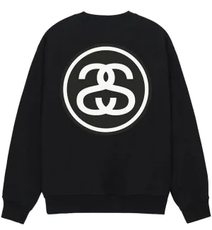 Stussy SS Link Crew Sweatshirt (Black)