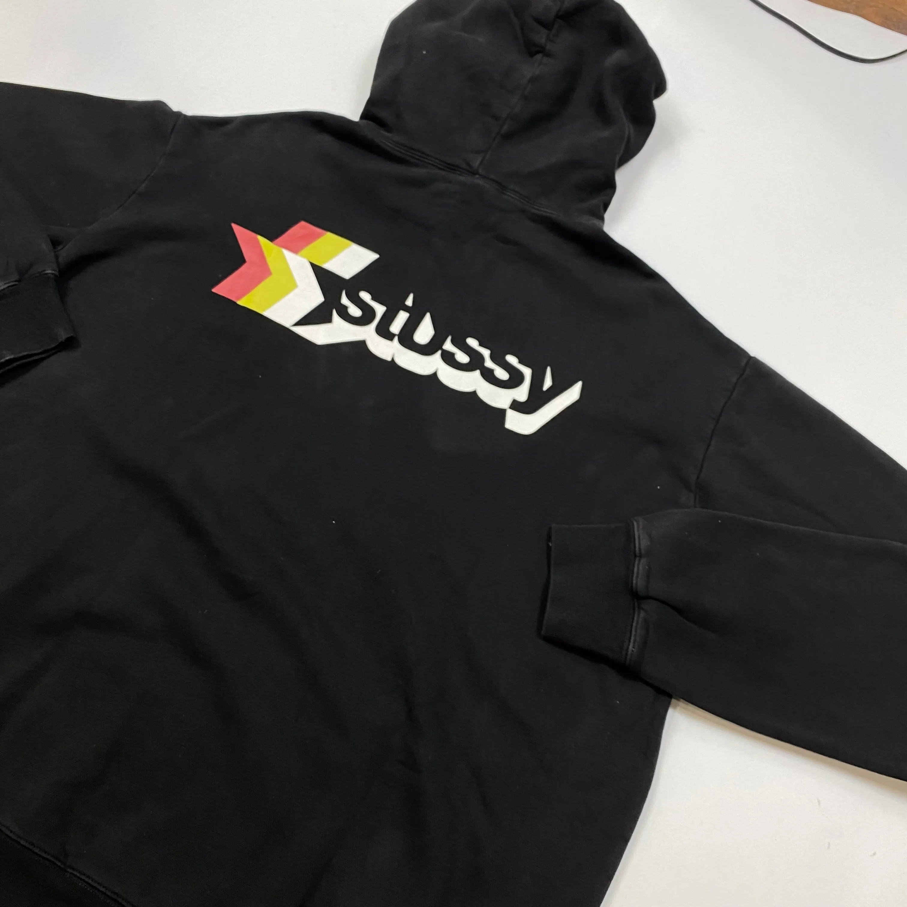 Stussy Star Front Graphic Black Hoodie