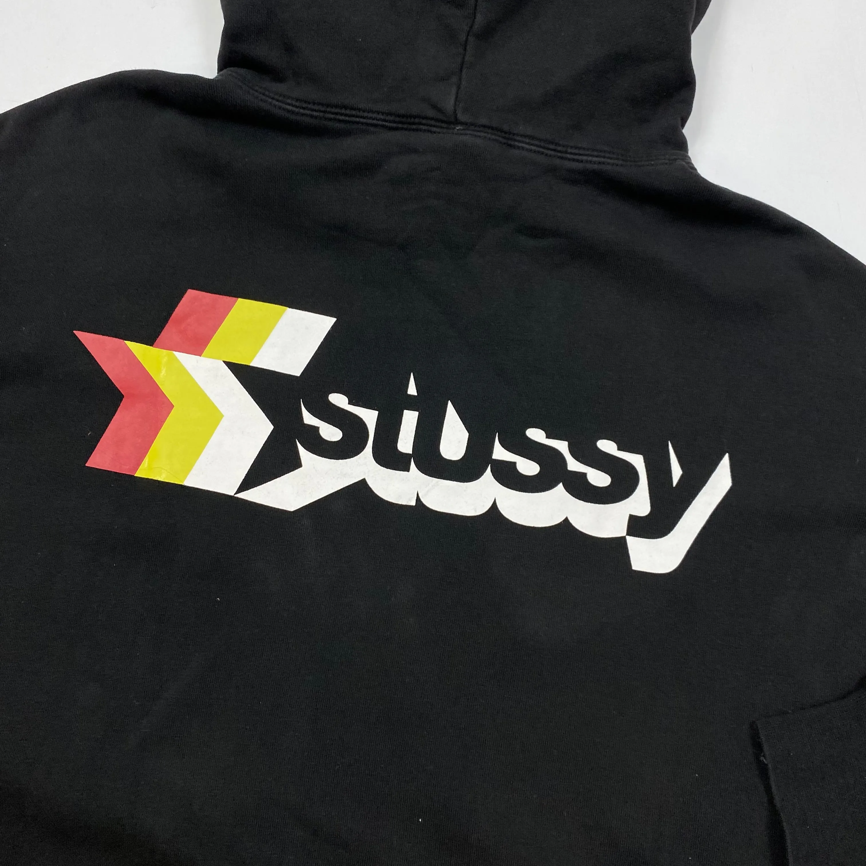 Stussy Star Front Graphic Black Hoodie