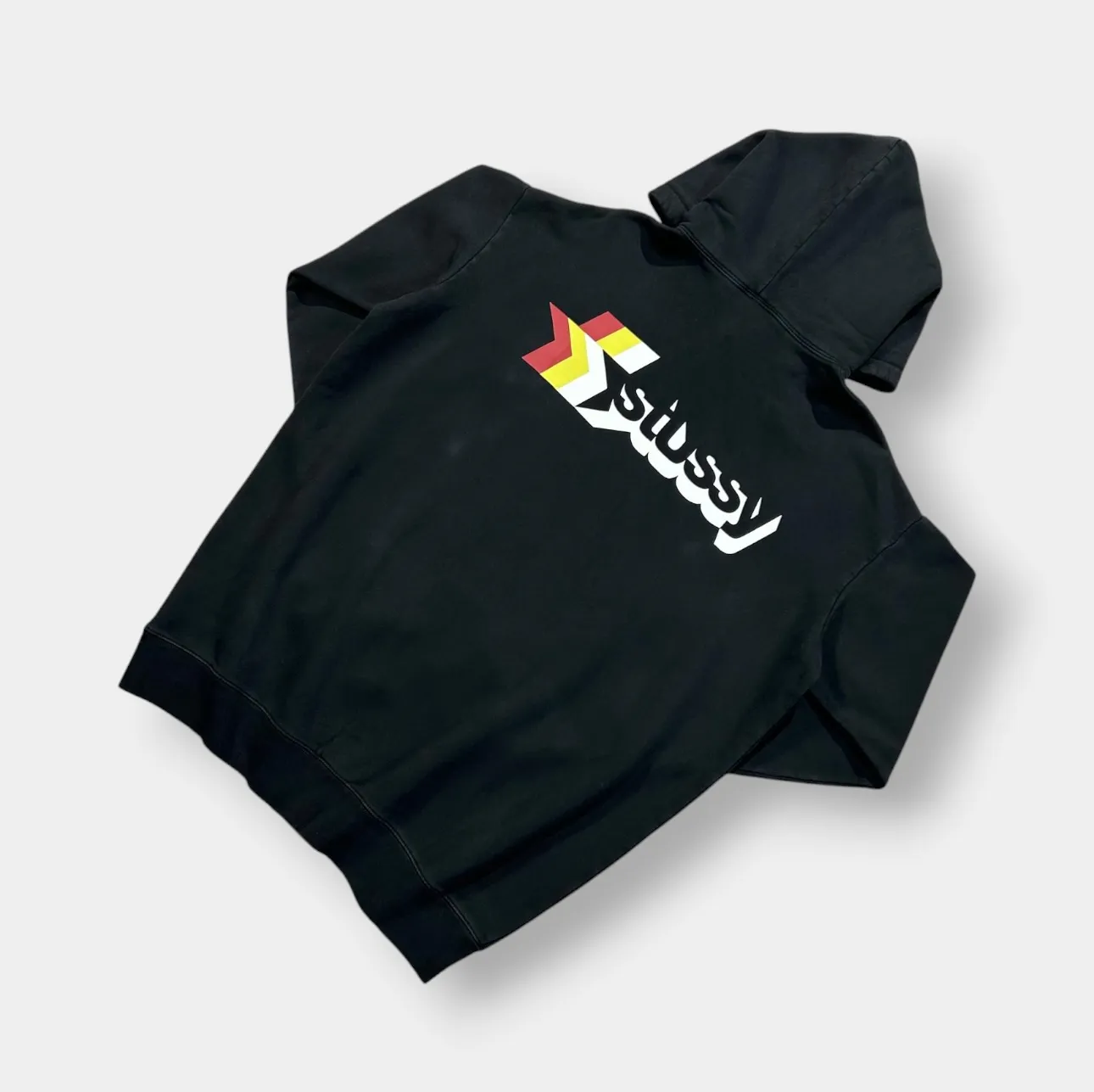 Stussy Star Front Graphic Black Hoodie