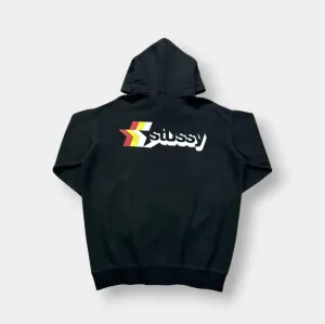 Stussy Star Front Graphic Black Hoodie