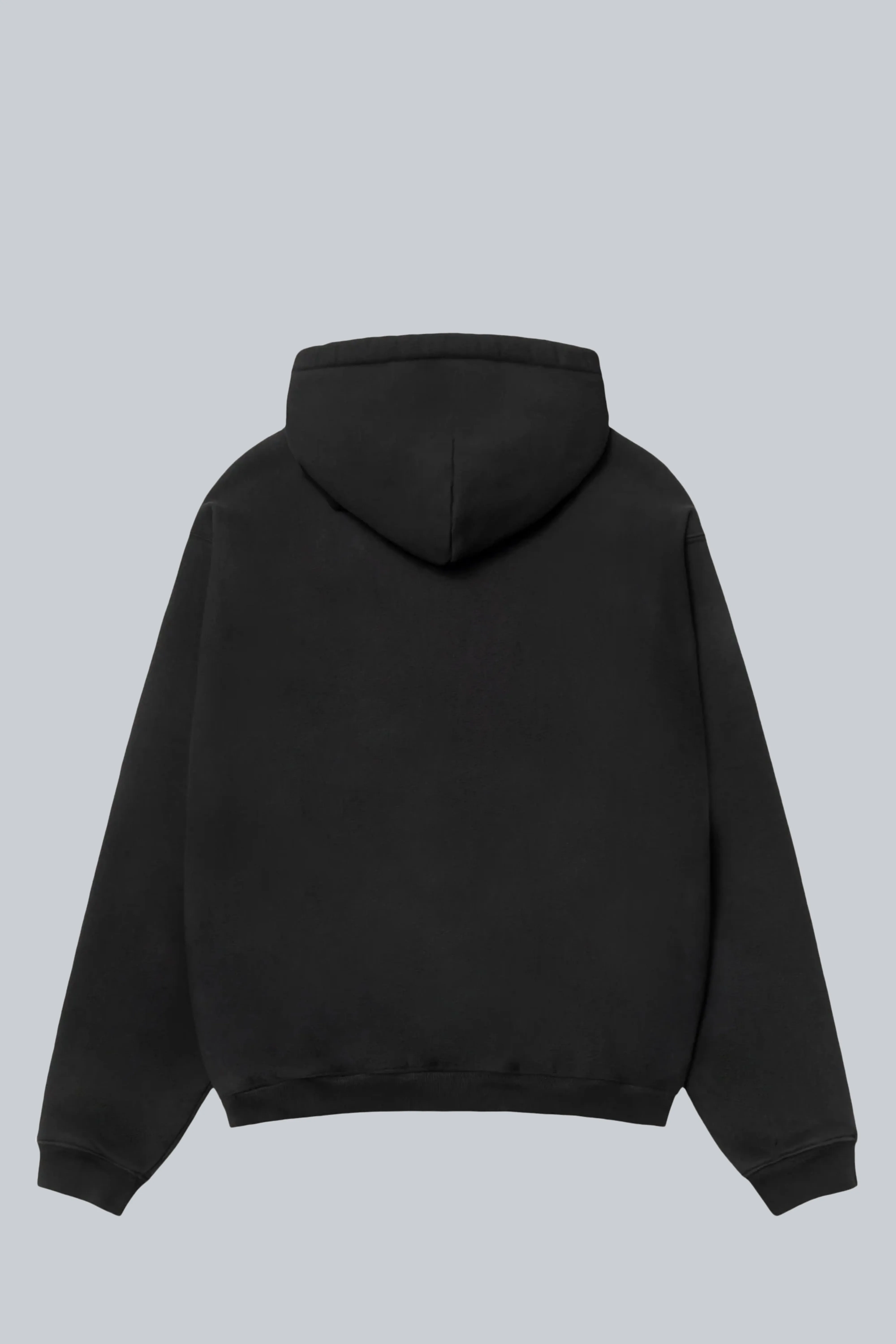 STUSSY STU APPLIQUE HOOD BLACK