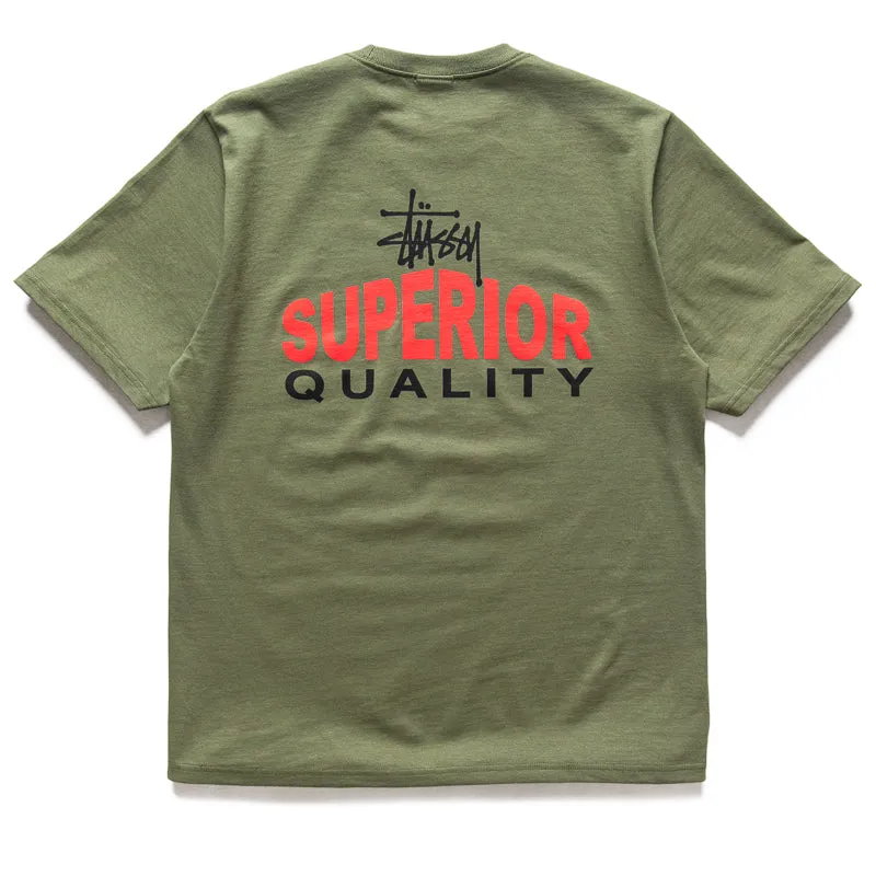 Stussy Superior Quality Tee - Olive