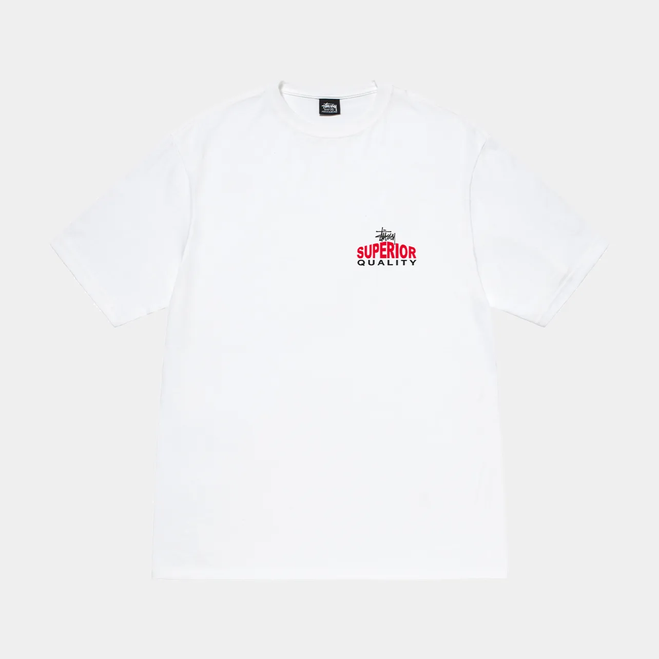 STUSSY SUPERIOR QUALITY TEE - WHITE