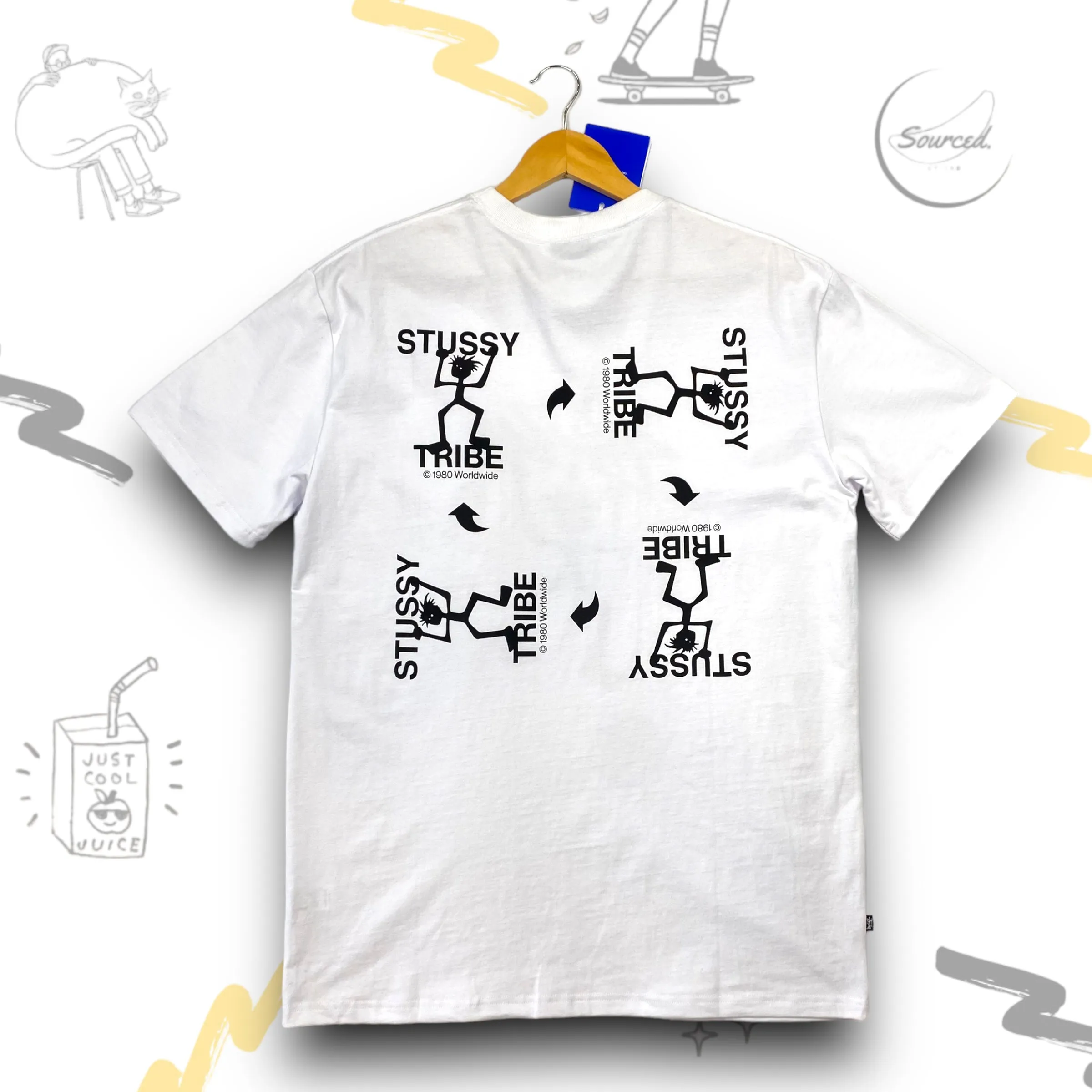 Stussy Tribal White T-shirt