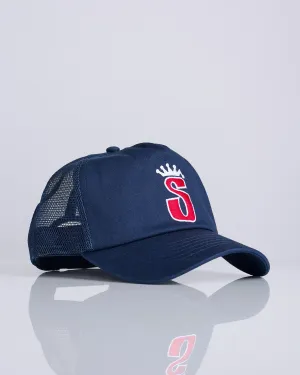 Stussy Trucker S Crown Cap Navy