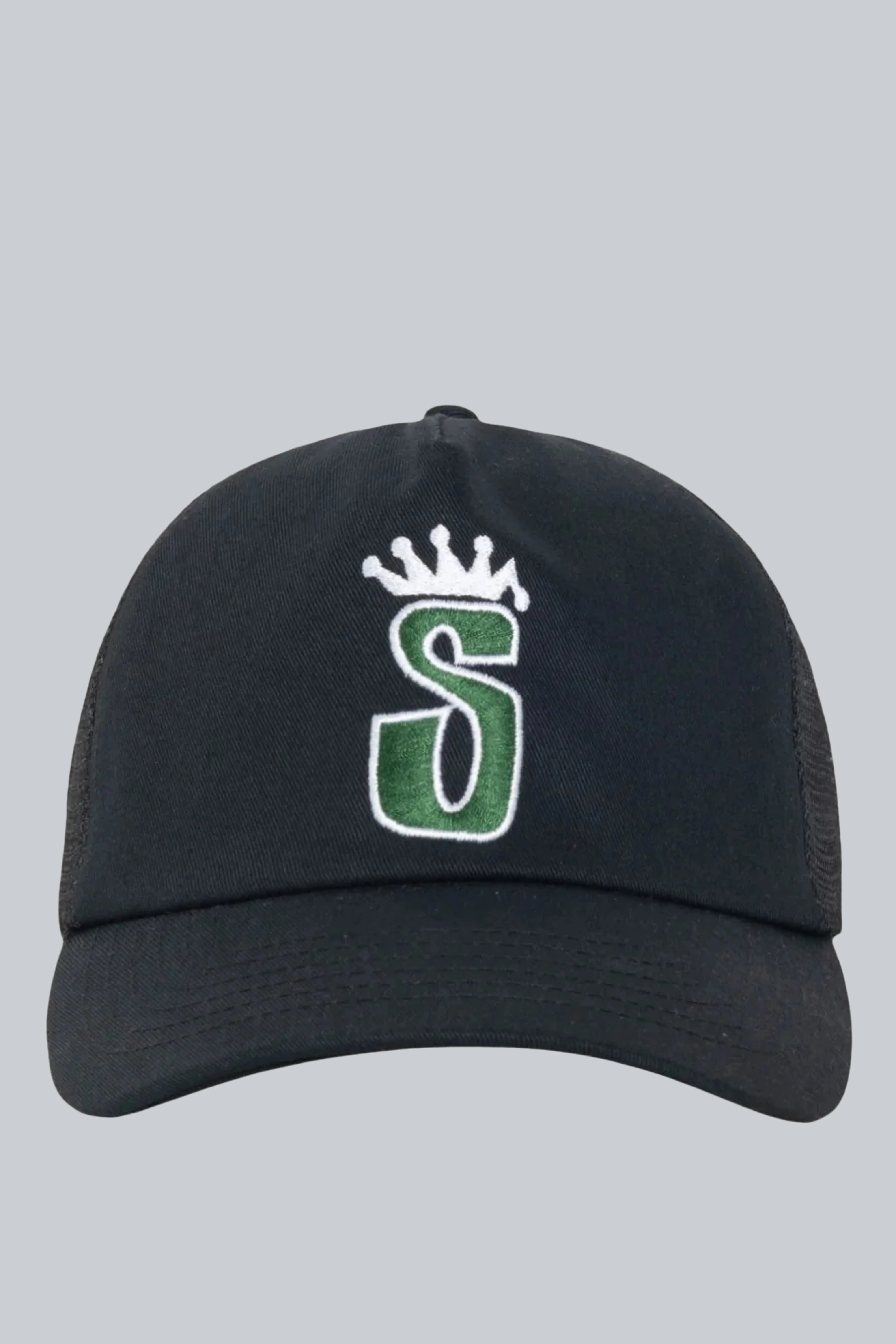STUSSY TRUCKER S CROWN CAP SHADOW BLACK