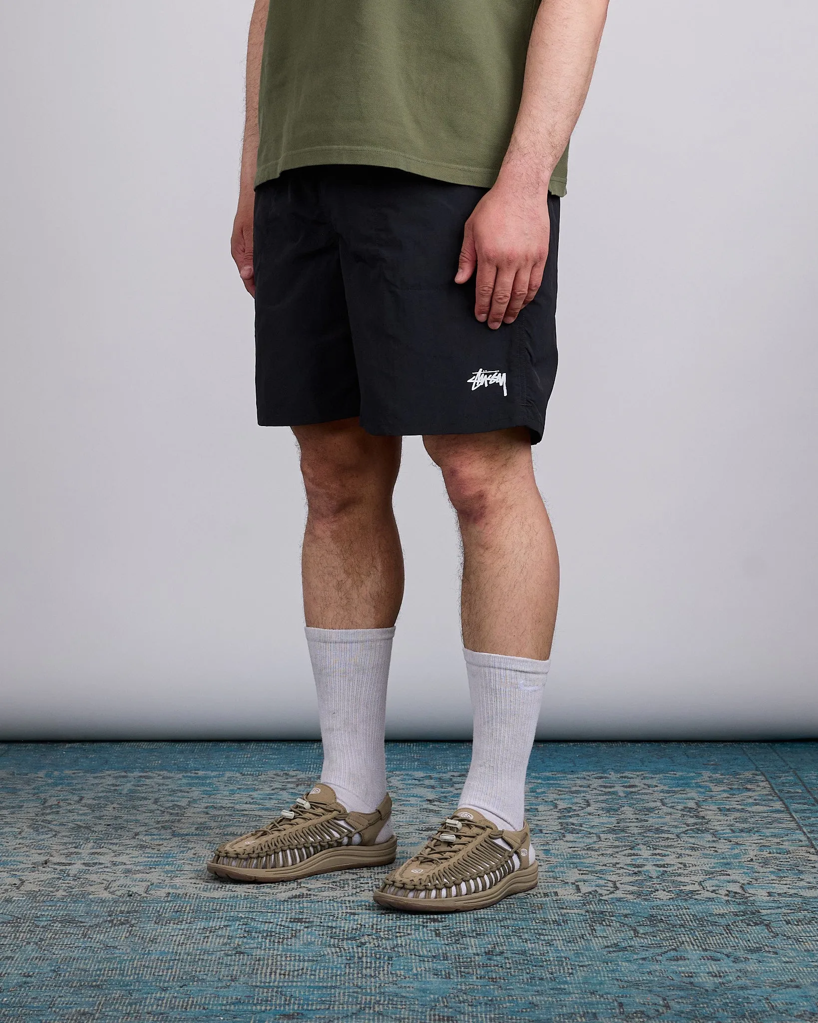 Stussy Water Short Stock Black