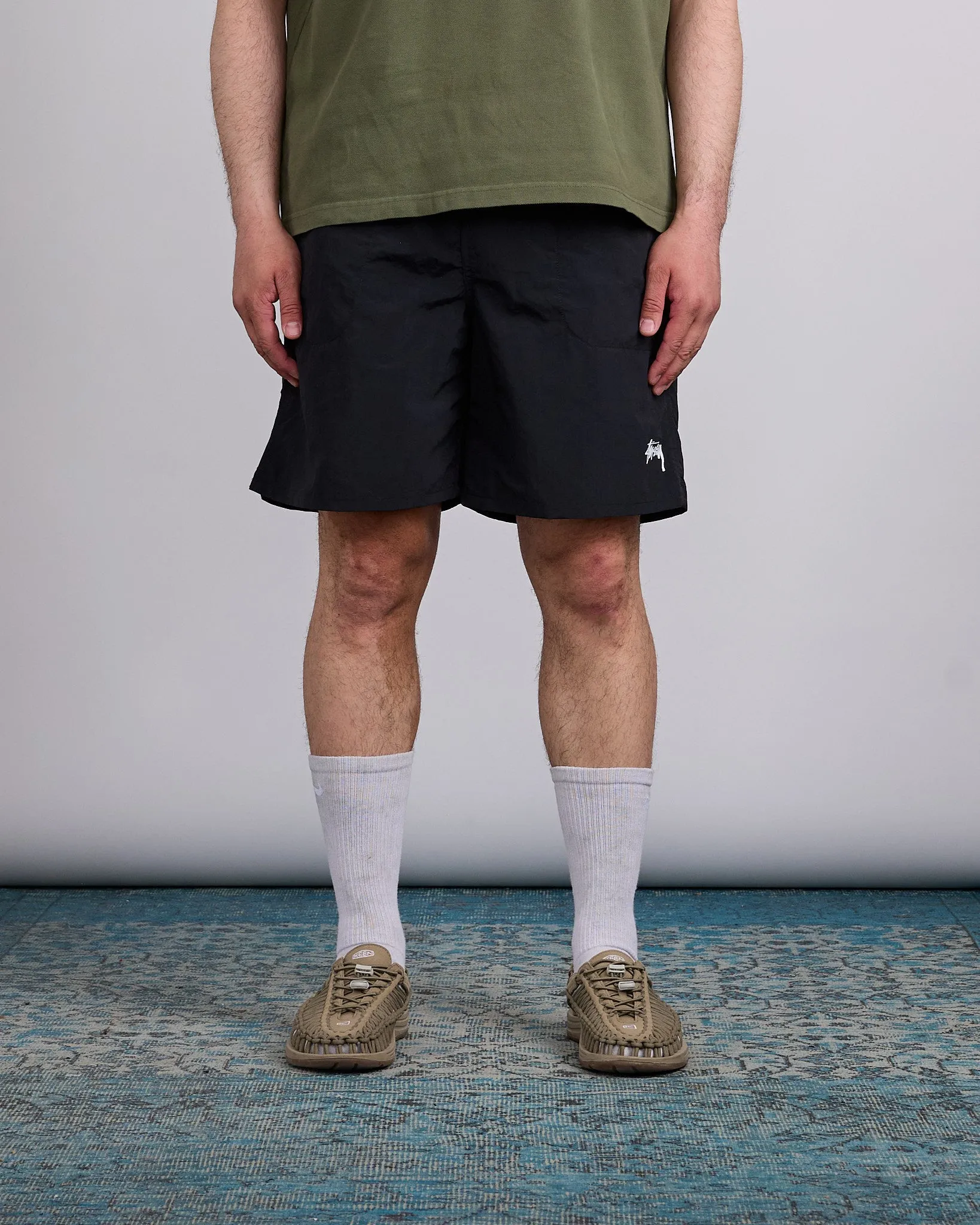 Stussy Water Short Stock Black