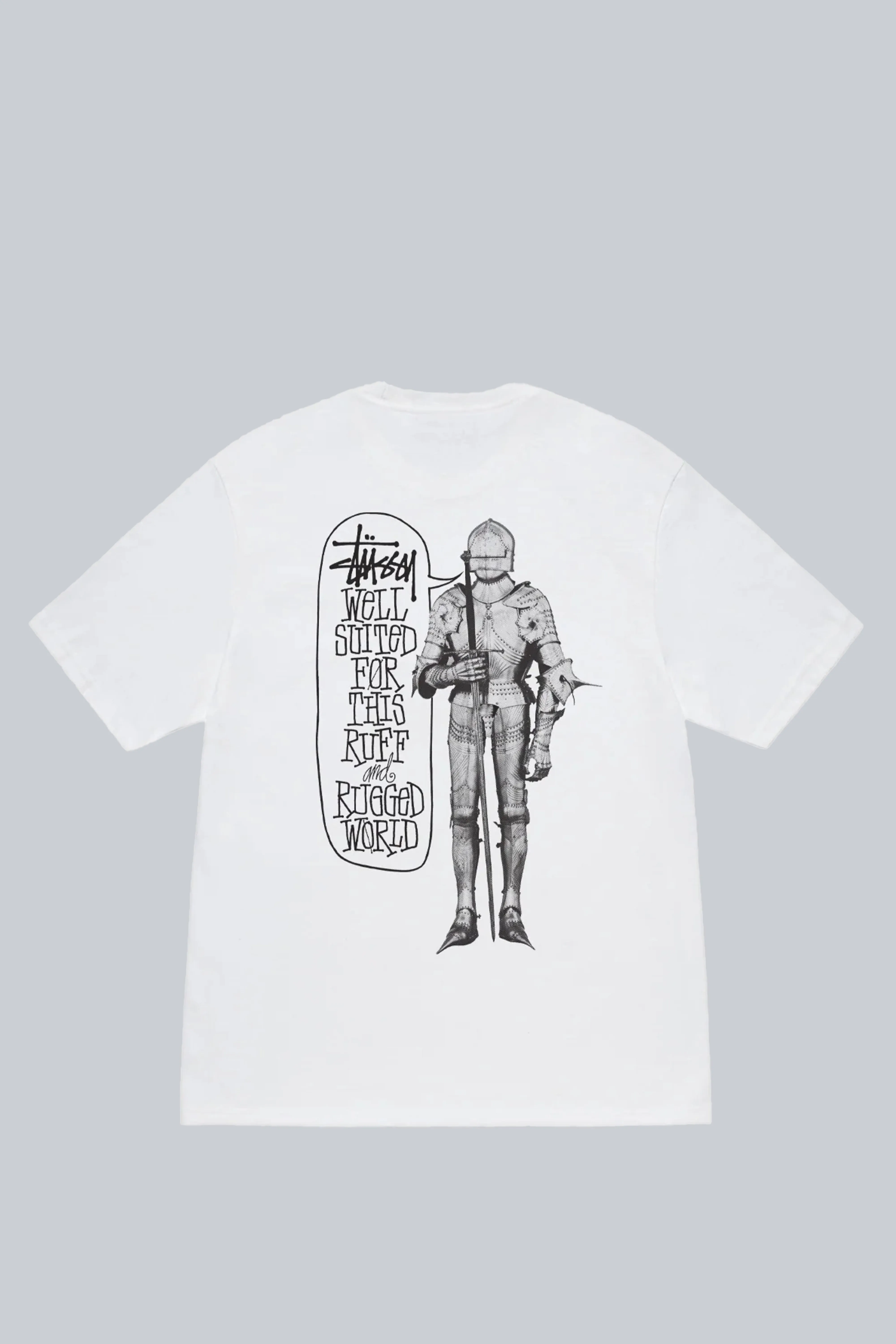 STUSSY WELL SUITED TEE WHITE