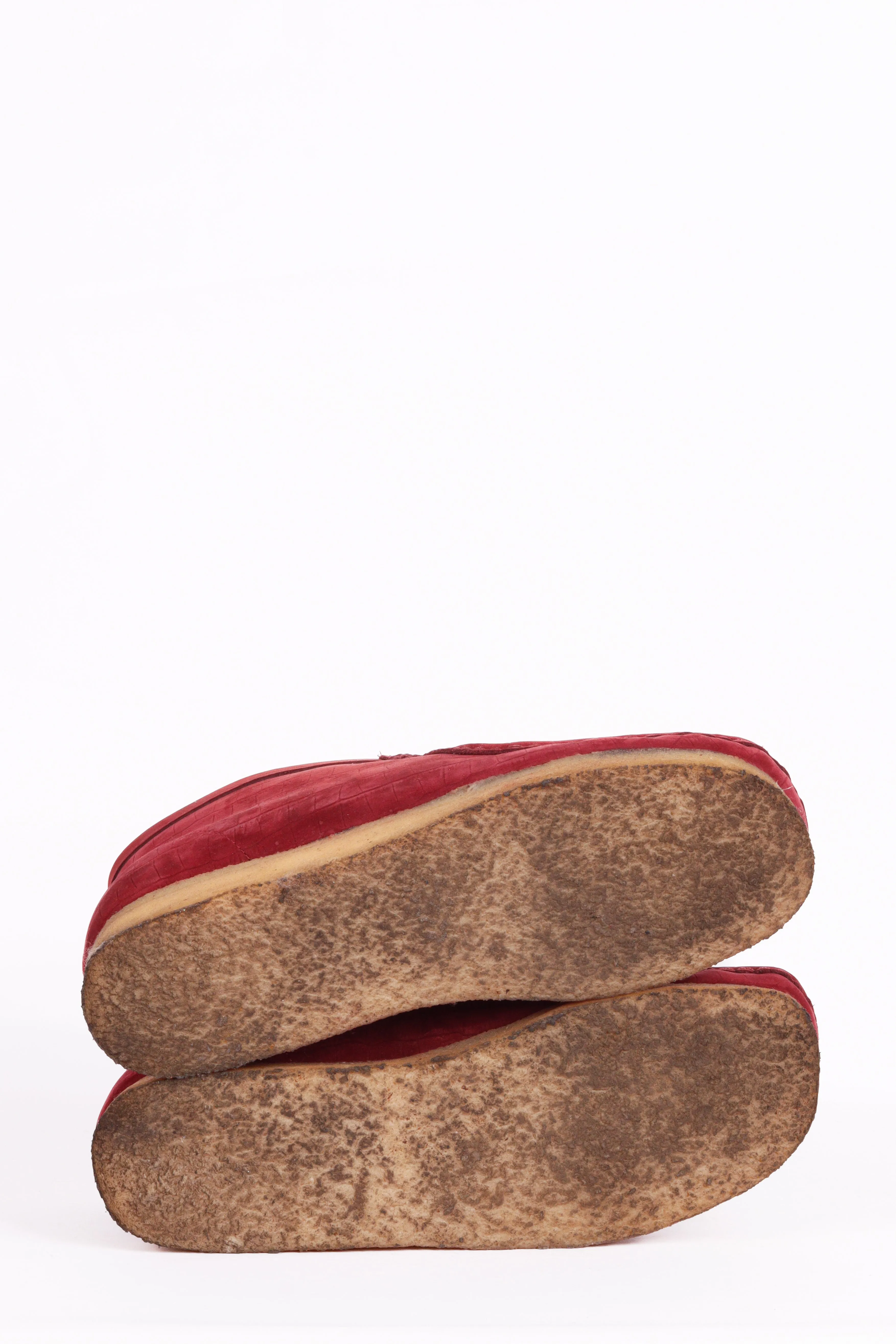 Supreme x Clarks FW12 Wallabee 'Suede Croc Burgundy' (2012)