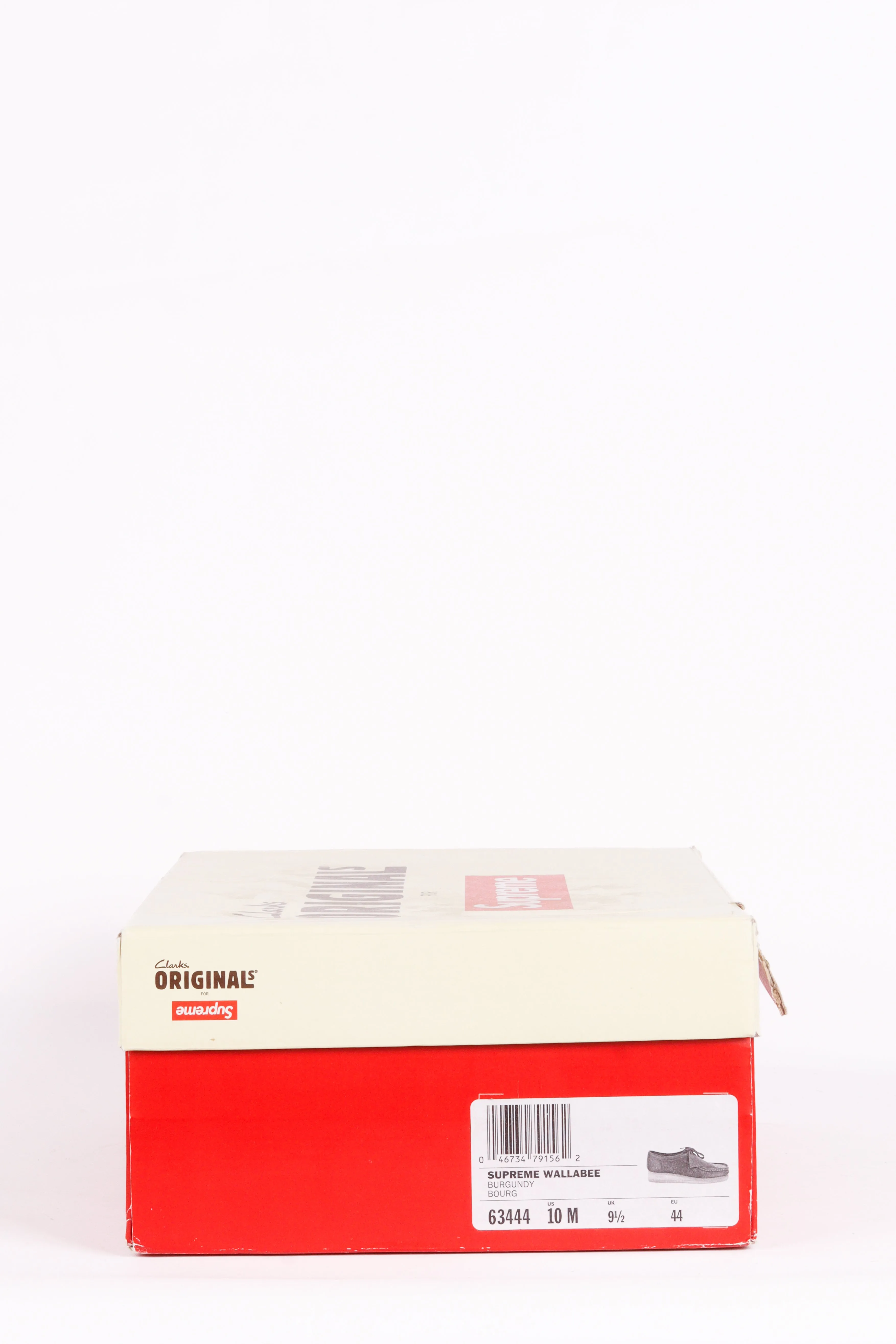 Supreme x Clarks FW12 Wallabee 'Suede Croc Burgundy' (2012)