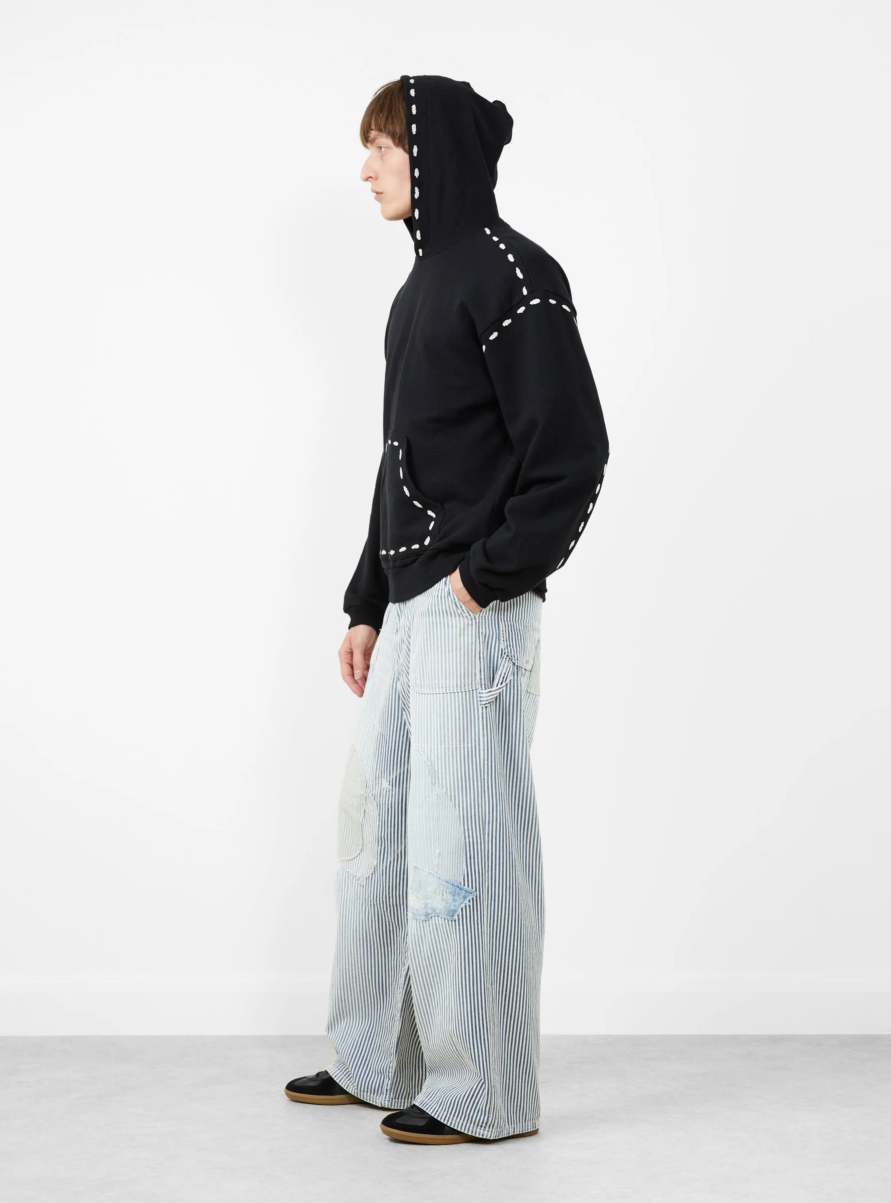 SWT Knit Marionette Hoodie Black