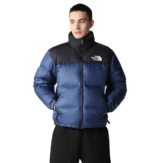 THE NORTH FACE 1996 RETRO NUPTSE JACKET AZUL SOMBREADO/NEGRO | CHAQUETA DE PLUMAS ICNICA