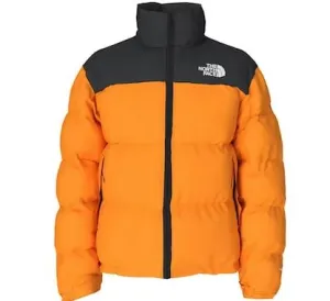 THE NORTH FACE 1996 RETRO NUPTSE JACKET NARANJA/NEGRO | CHAQUETA DE PLUMAS ICNICA