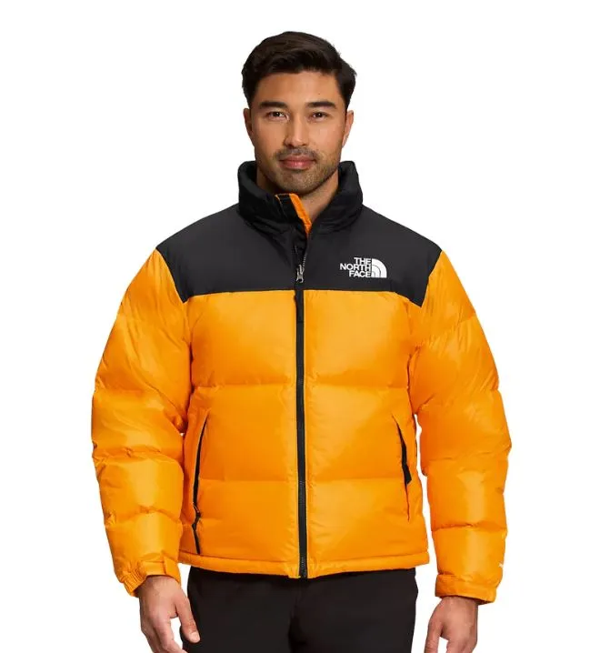 THE NORTH FACE 1996 RETRO NUPTSE JACKET NARANJA/NEGRO | CHAQUETA DE PLUMAS ICNICA